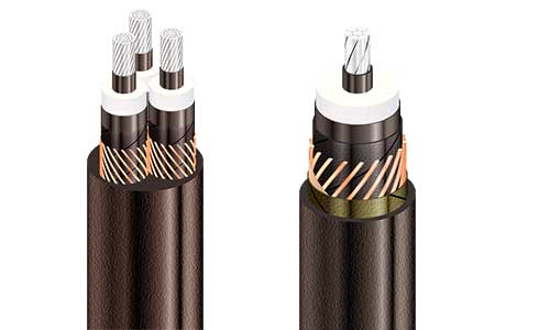 XLPE-insulated power cables for voltage from 6 to 35 kV